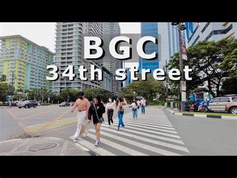 Bgc Th Street Walking Tour Bonifacio Global City Taguig Metro