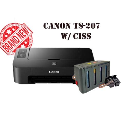 Canon Ts207 With Ciss Ready To Use Shopee Philippines