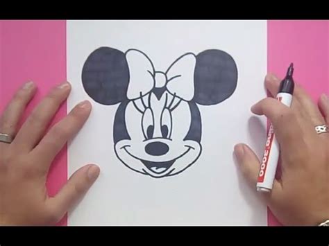 Como Dibujar A Minnie Paso A Paso 2 Disney How To Draw Minnie 2