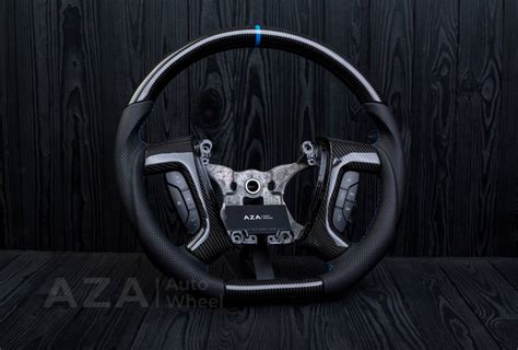 Steering Wheel Hummer H2 Jet Style Carbon Fiber Perforated Leather