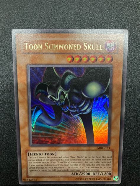 Yu Gi Oh Mrl 073 Toon Summoned Skull Ultra Rare Excellent Ebay