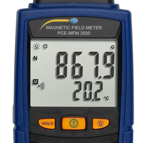 Gaussímetro PCE MFM 3500 ICA incl certificado de calibración ISO PCE