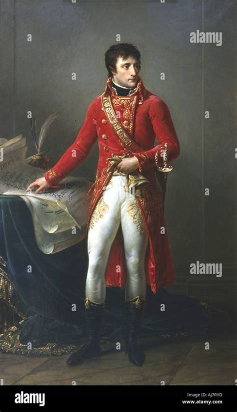 Napoleon Bonaparte As First Consul 1799 1821 Stock Photo 8371452 Alamy