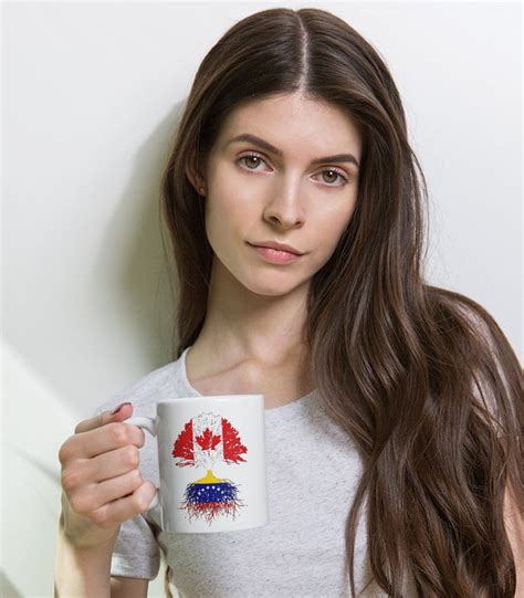 Venezuela Venezuelan Roots Tee Coffee Mug Cup, Venezuela Canada Mug