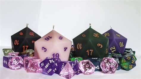 Custom D20 Dnd Dice Candle Dungeons And Dragons Dnd Etsy Candles