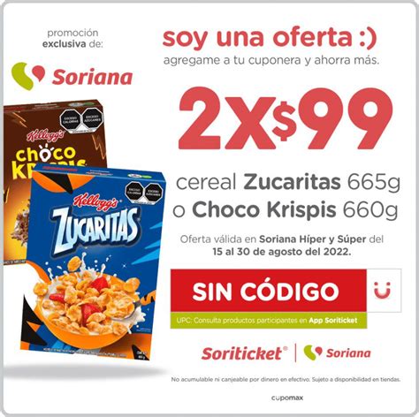 Cupones Soriana Soriticket Segundo A Mitad De Precio Y M S Hasta El