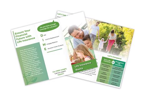 Life Insurance Basics Trifold Brochure Preferred Senior Advisors