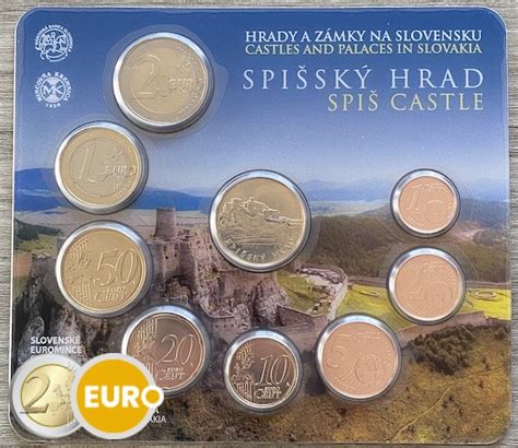 Slowakije Euro Set Bu Fdc Kasteel Spis Euronotes Be