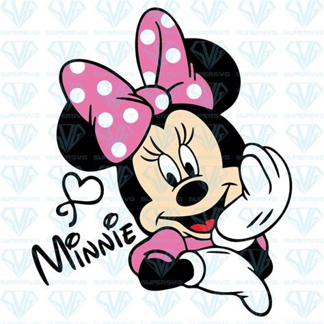 Minnie Mouse Svg Files For Silhouette Files For Cricut Svg Dxf Eps Png