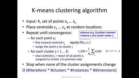 Clustering 5 The K Means Algorithm YouTube