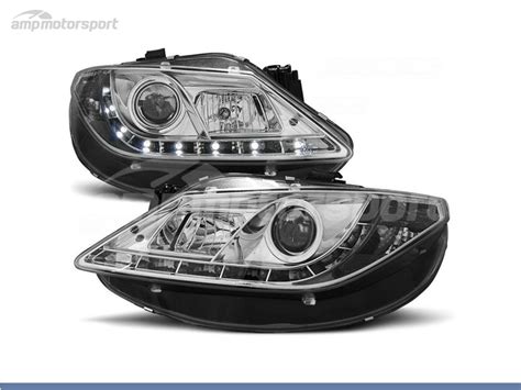 Faros Delanteros Luz Diurna Led Para Seat Ibiza J Motorsport