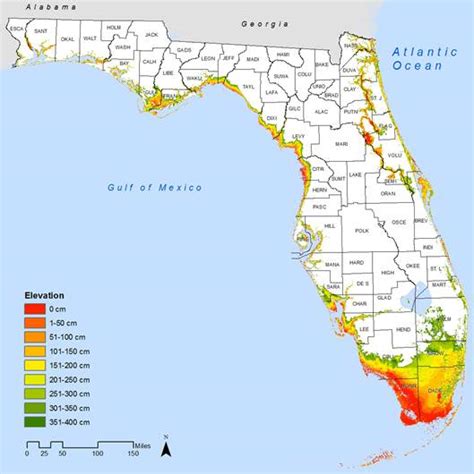 Highest Elevation In Florida Map - Alvina Margalit