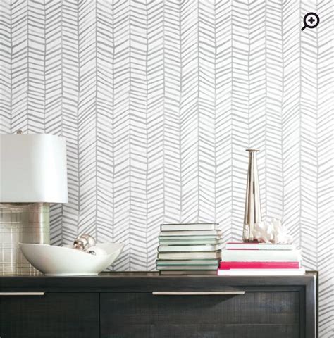 Wayfair peel and stick wallpaper. Herringbone | Wallpaper accent wall ...