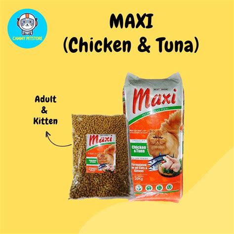 Jual Promo Maxi Cat Food Chicken Tuna Maxi Makanan Kucing Shopee