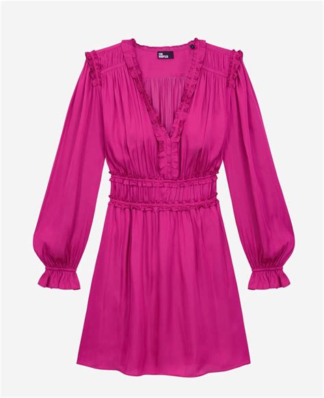 Short Pink Dress With Shirring This Season S Star Piece Discover Our Selection Of Women S