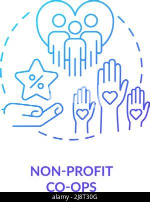 Non Profit Co Ops Concept Icon Stock Vector Image Art Alamy