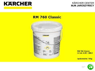 Proszek Pior Cy Rm Classic Kg Puzzi Karcher