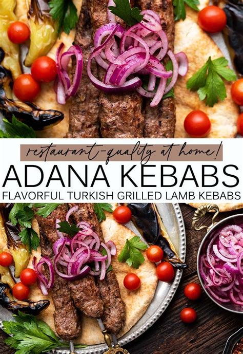 Adana Kebab Recipe Turkish Ground Lamb Kebabs