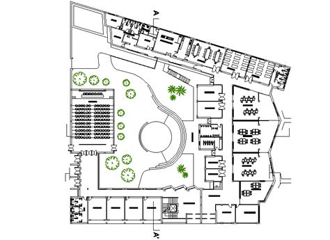 55x56m kinder garden school plan is given in this Autovad drawing file ...