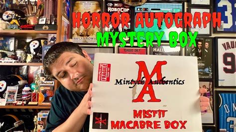 Mintych Authentics Misfit Macabre Horror Autograph Mystery Box Let S