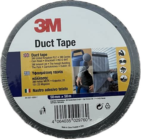 3m Duct Tape 50mm X 50m Black