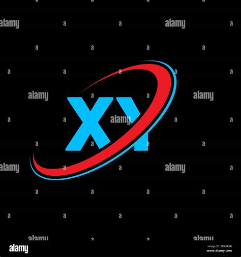 Xy X Y Letter Logo Design Initial Letter Xy Linked Circle Uppercase