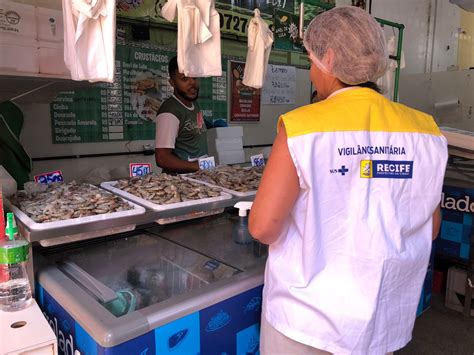 Vigil Ncia Sanit Ria Do Recife Realiza Opera O Pescado Para Inspe O