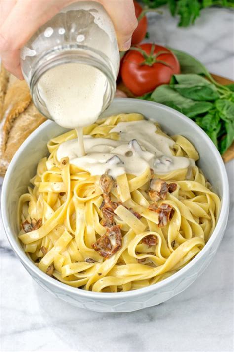 Roasted Garlic Carbonara Sauce Contentedness Cooking