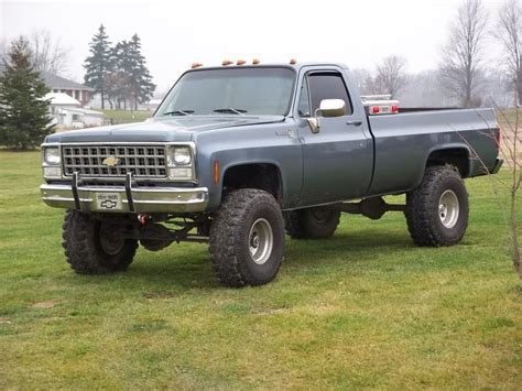 1980 Chevy Truck Jacked Up