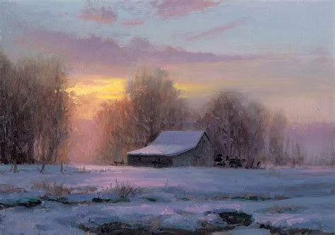 047 Michael Godfrey February Evening En 2022 Paisajes Pinturas