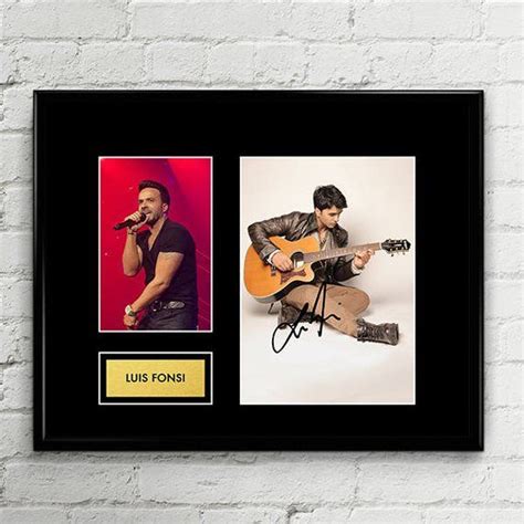 Luis Fonsi Autograph Signed Poster Art Print