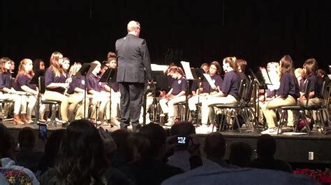 Swansboro Middle School Winter Band Concert 2017 Song 3 Youtube