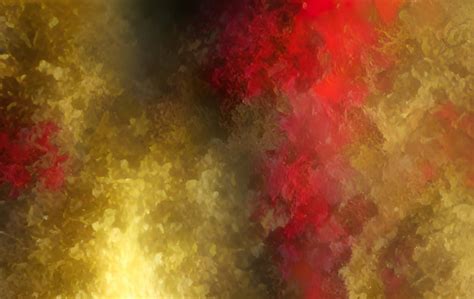 Premium Photo | Digital illustration abstract red gold background