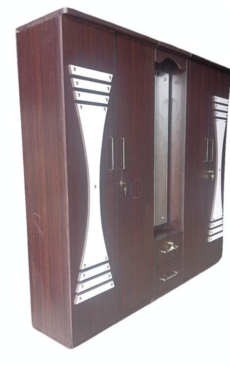 Wooden 4 Doors Teak Wood Wardrobe With Locker At Rs 20000 Piece In