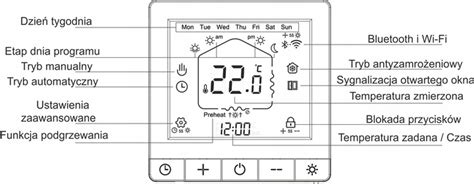 TC 710 WIFI Termostat Pokojowy WiFi Z Programatorem Tygodniowym Esco