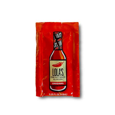 Lolas Hot Sauce Packets Authentic Flavor Lolas Fine Sauces Lolas