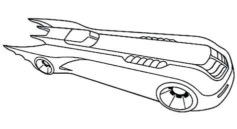 Batmobile Coloring Pages At Free Printable Colorings