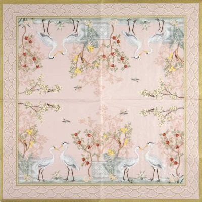 Single Decoupage Napkin Jardin De Reves Napkin Shop