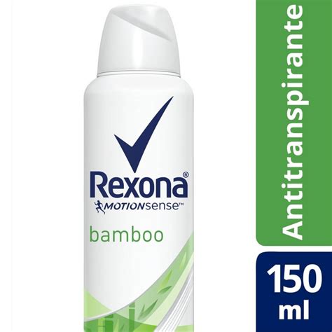 Desodorante Rexona Bamboo Feminino Aerossol 90gr 150ml Rexona