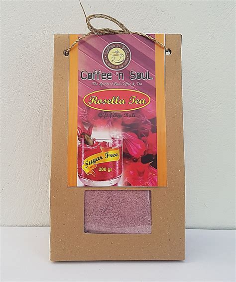 Rosella Flower Tea 200 gr Sugar Free - Tea and Coffee