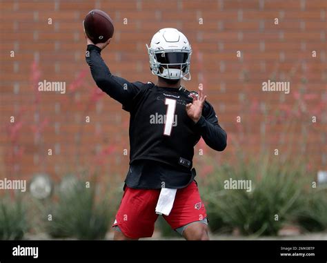 Arizona Cardinals Quarterback Kyler Murray Works Out During An Nfl