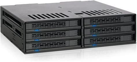 Bay SATA HDD SSD Hot Swap Enclosure Full Metal Chassis