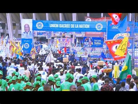 Rdc Politique Sortie Officielle De L Union Sacr E De La Nation Youtube