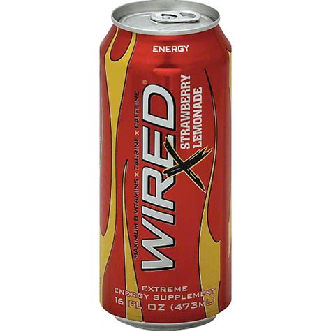 Wired Energy Drink, Strawberry Lemonade | Sports & Energy | Super Bear IGA