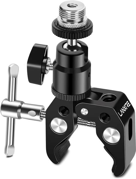 Amazon Lanxire Super Clamp Mic Clip Mic Mount With Mini Ball Head