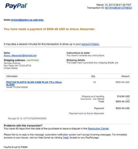 PayPal Phishing Scam | Secure UD Threat Alerts