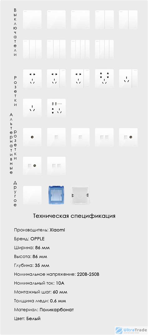 Розетка Xiaomi Opple Lighting Wall Switch Socket K12 White Computer Plug купить по цене 1 000