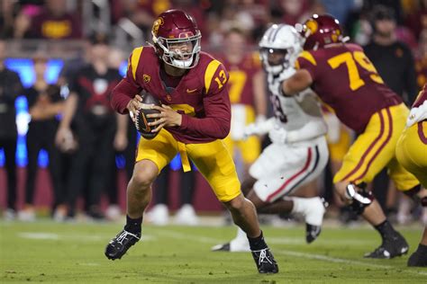 No 9 Usc Avoids Disaster Beats Arizona 43 41 In 3ot