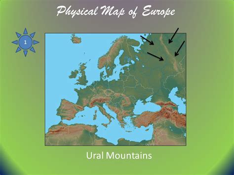 Ural Mountains On World Map