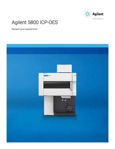 Agilent Icp Oes Quantum Analytics